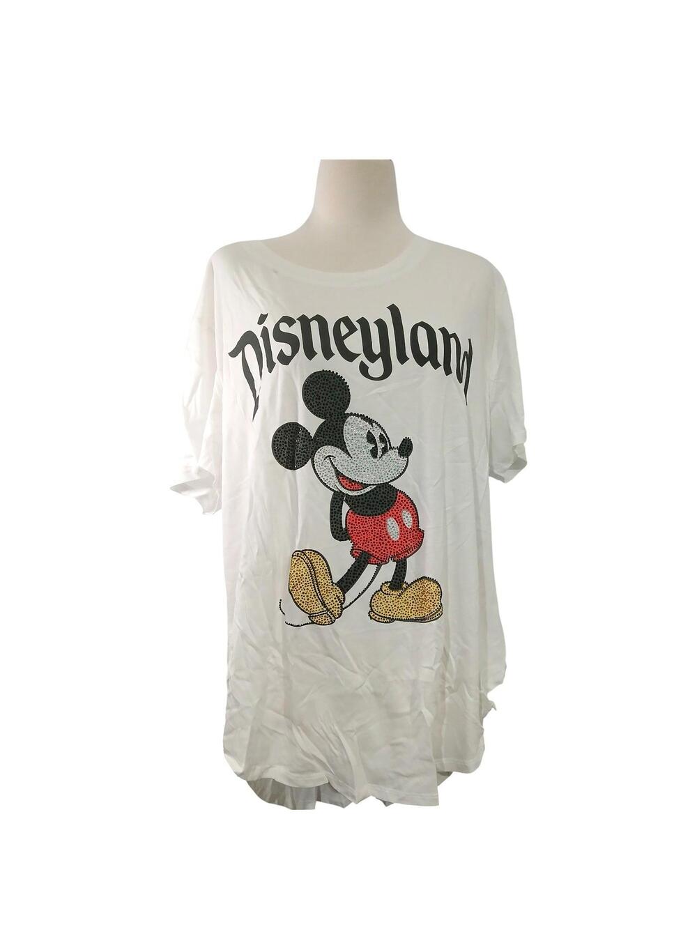Disney Parks Disneyland Rhinestone Mickey Mouse Shirt – Size 2XL ✨🐭🏰